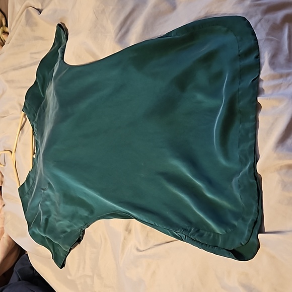 Victoria's secret vintage silk night gown size l Green large - Picture 5 of 9